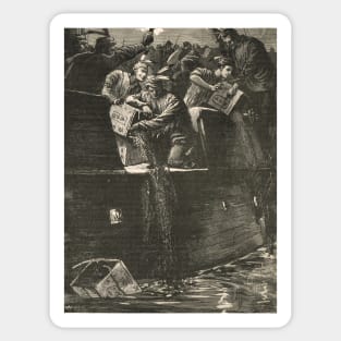 The Boston Tea Party December 16 1773 Sticker